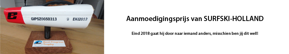 Aanmoedigingsprijs van Surfski-Holland