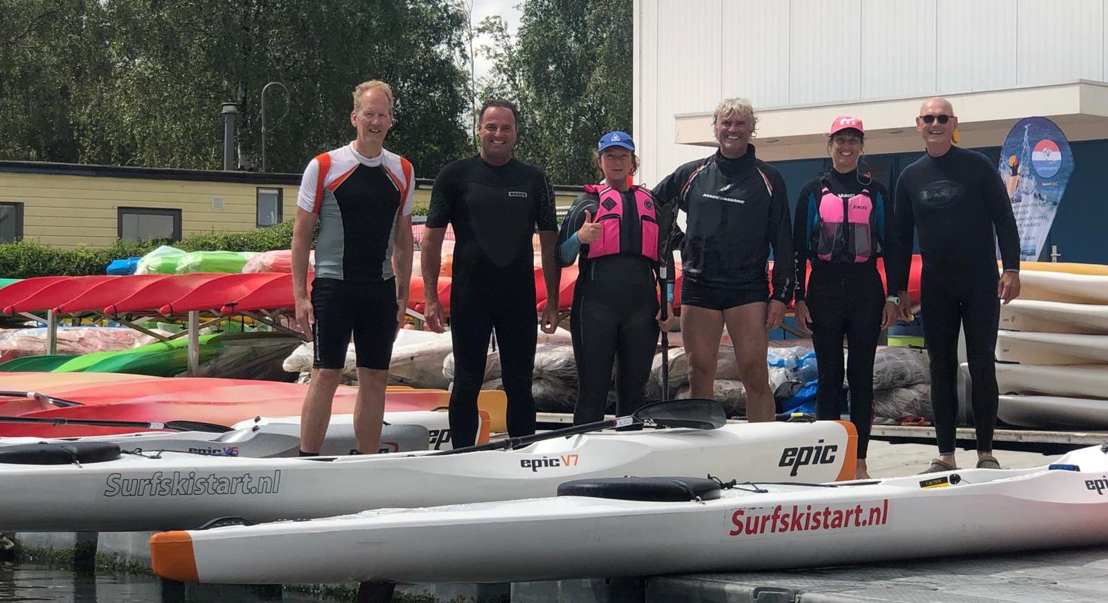 Introductie Surfski & wingpeddel bij Kanocentrum Arjan Bloem